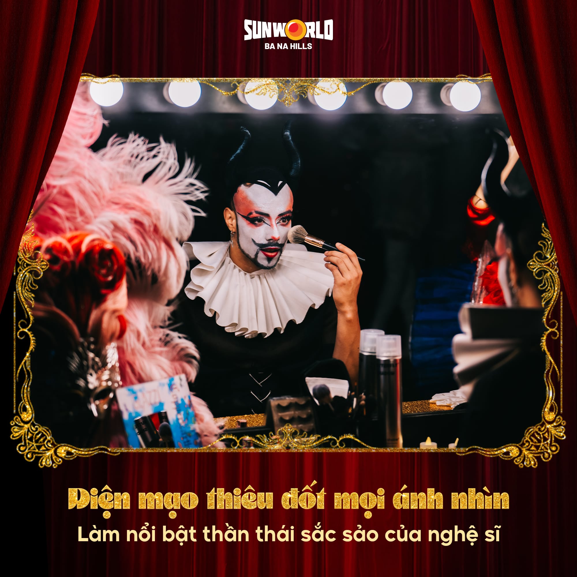 Diện mạo nghệ sĩ trong chương trình After Glow tại Bà Nà Hills.